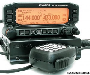 Kenwood TM-D710 amber backlit