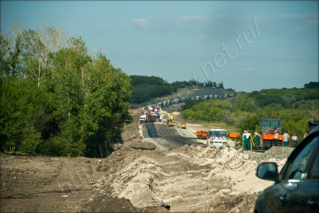 Пробка в Переволоке