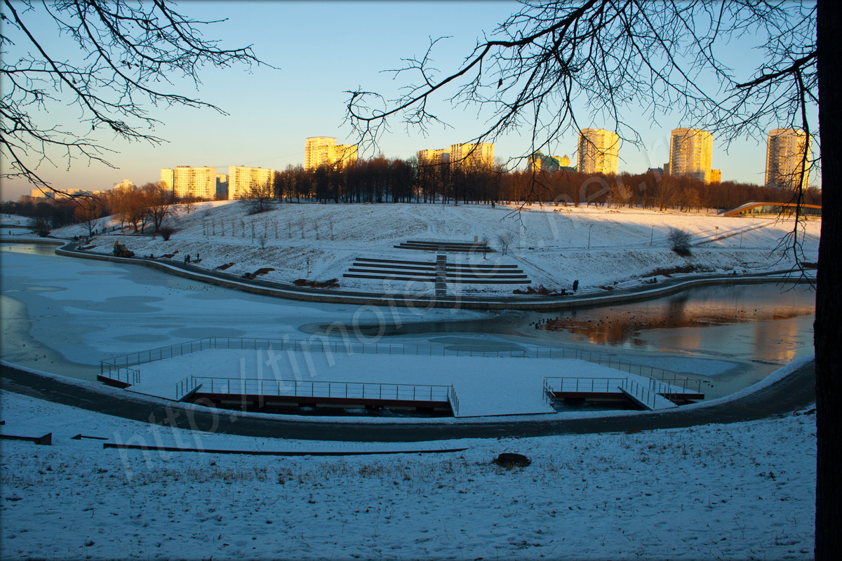 Пруд зима. Парк Куракина дача. Крылатский пруд Москва. Пруд на Нахимовском проспекте. Коньковские пруды зимой.